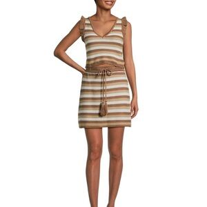 Madden NYC Knit 2-Piece Crop Top & Skirt Set Women’s Junior Crochet Boho Y2K